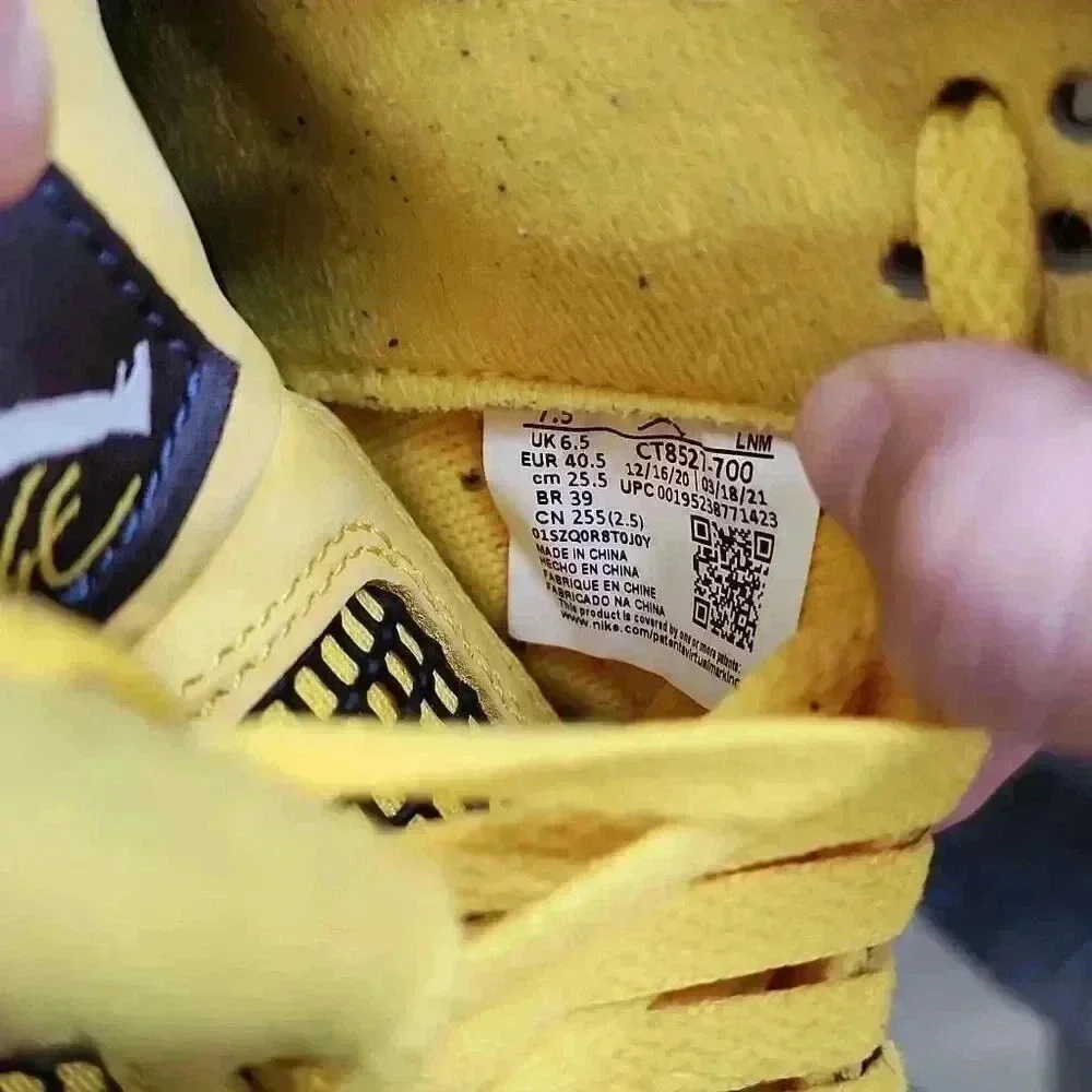 Nike Air Jordan Men's 4 Retro Lightning 2021 Tour Sneaker Shoes Yellow Size 7.5 - Picture 12 of 12
